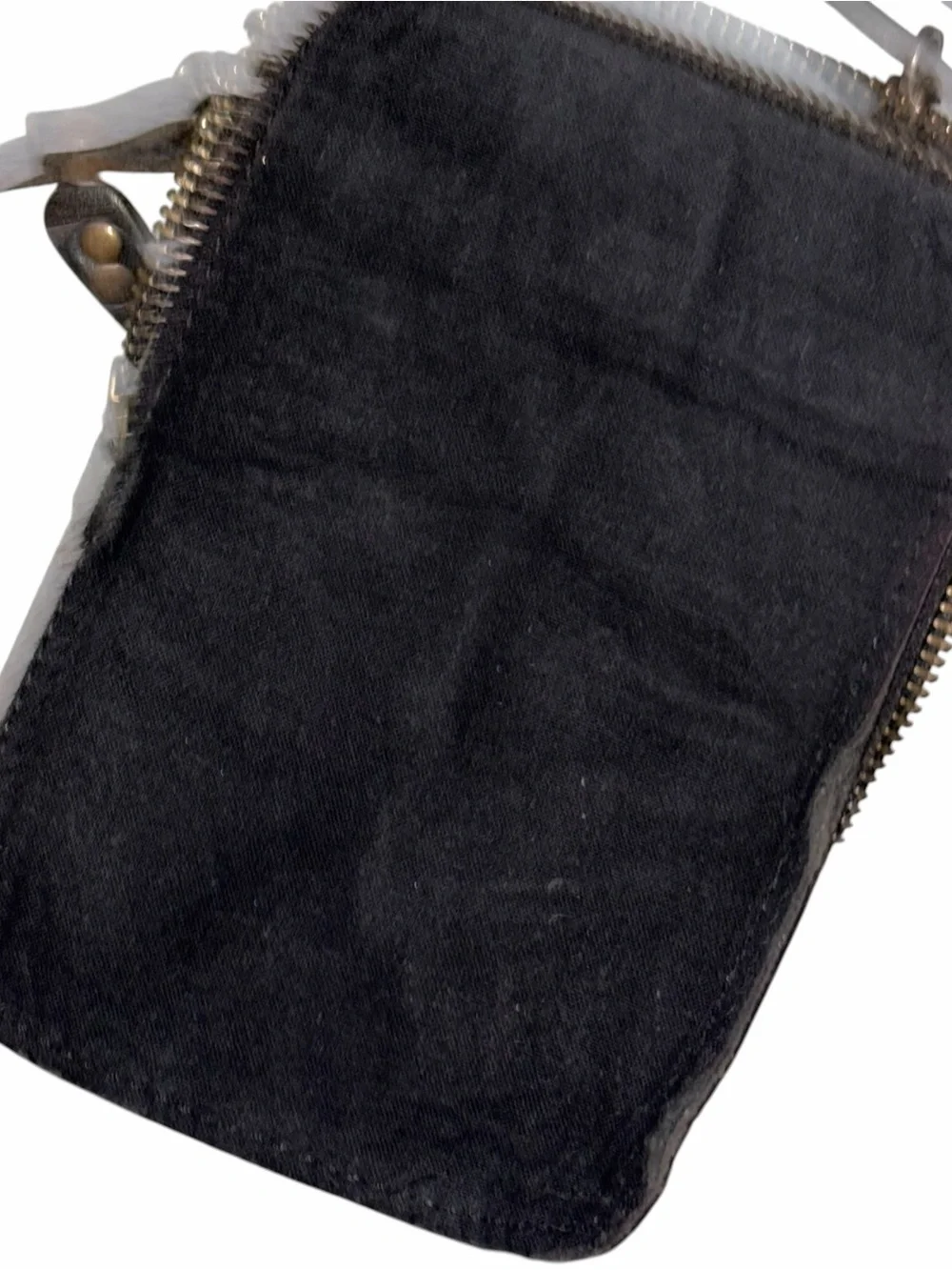 Harbour 2nd Black Leather Crossbody Wallet Bag Purse